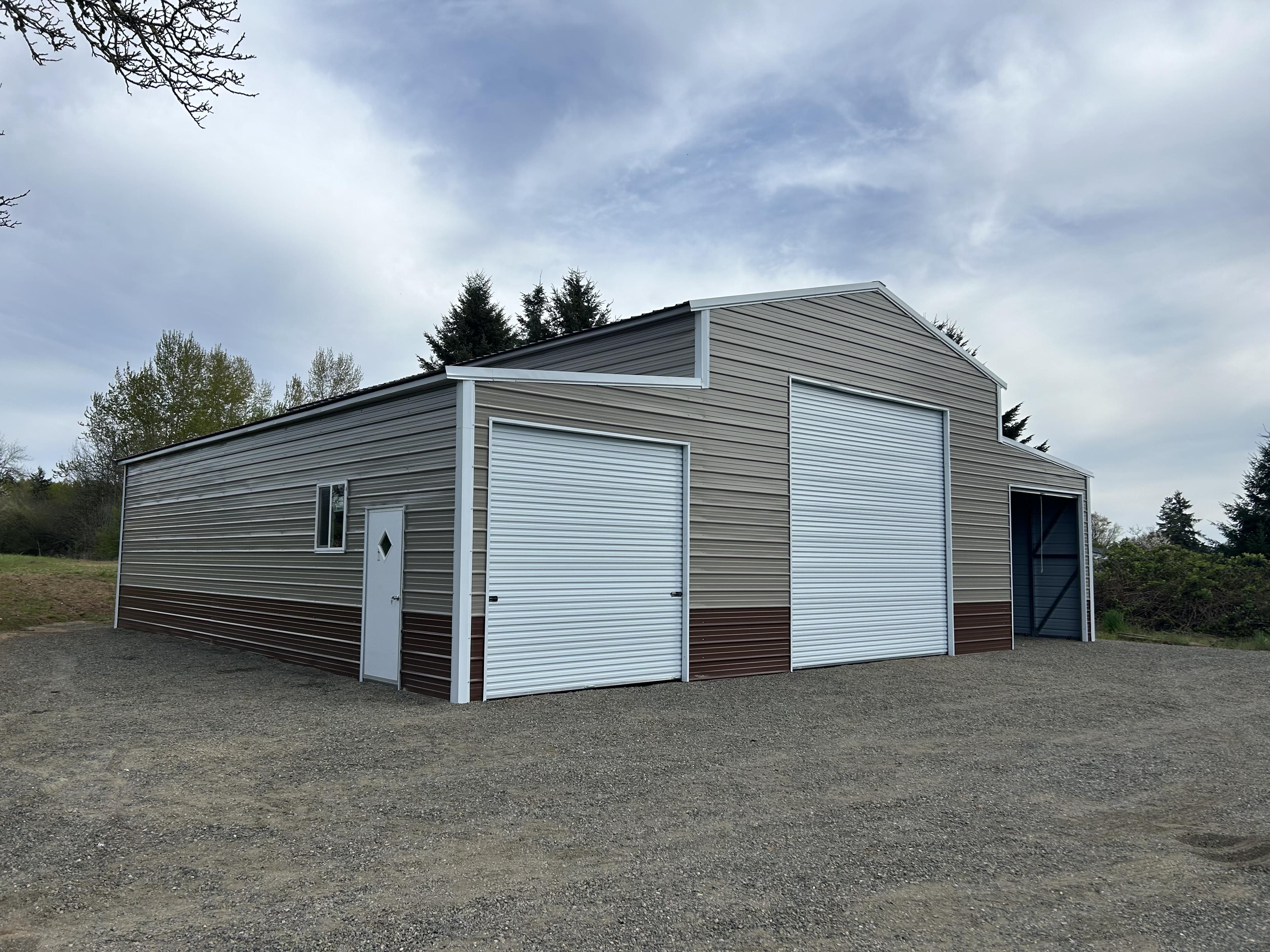 Custom metal building in Washington state