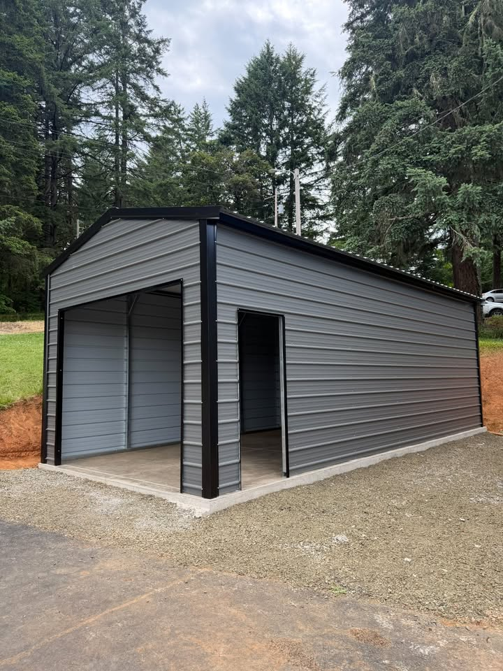 13x30 enclosed single garage