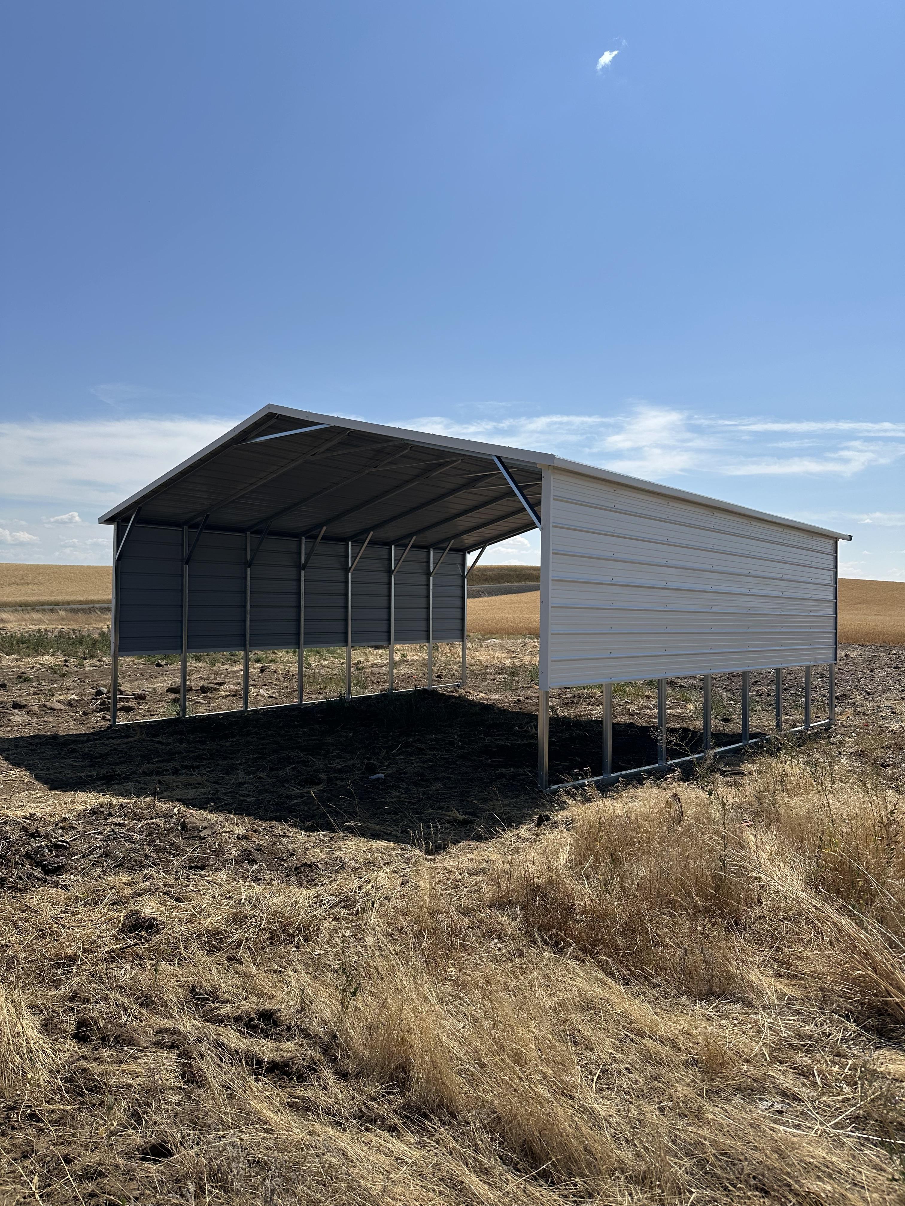 M&C Metal Buildings custom steel garage